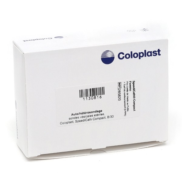 Coloplast SpeediCath Compact sonde vésicale pour femme x30