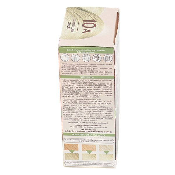 Les 3 Chênes Color et Soin Coloration permanente 10A Blond clair cendré