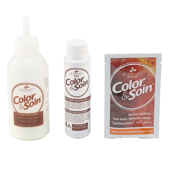 Les 3 Chênes Color et Soin coloration permanente marron glacé 4A
