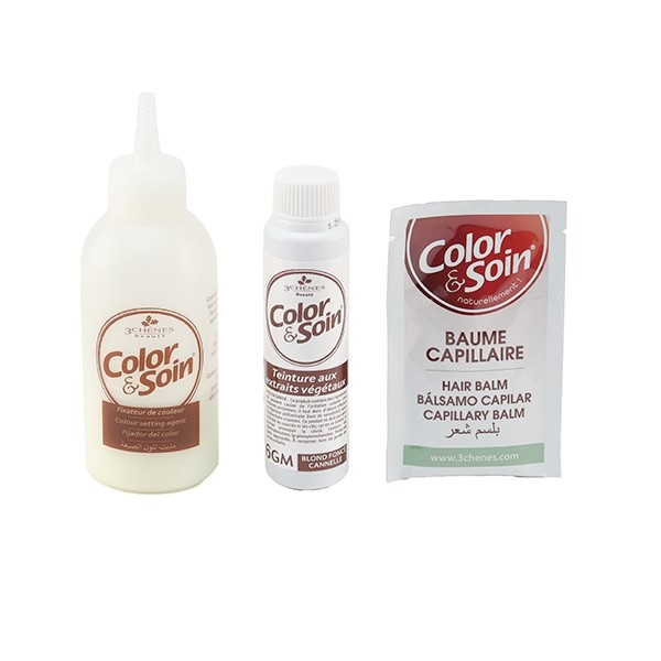 Les 3 Chênes Color et Soin Coloration Permanente blond foncé cannelle 6GM