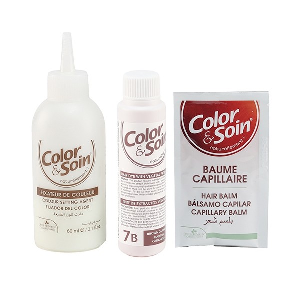 Les 3 Chênes Color et Soin Coloration permanente 7B Marron caramel