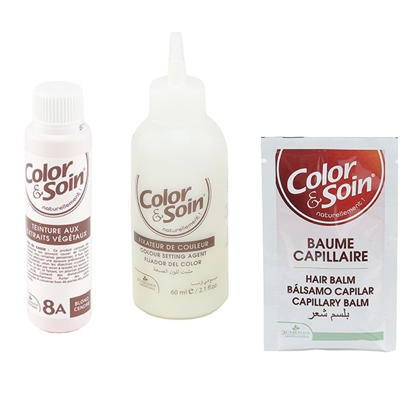 Les 3 Chênes Color et Soin coloration permanente blond cendré 8A