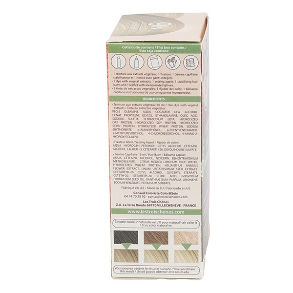 Les 3 Chênes Color et Soin coloration permanente blond miel 9N