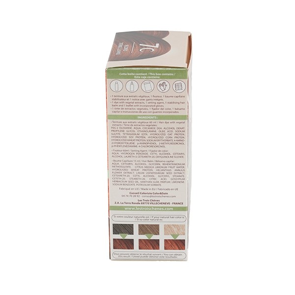 Les 3 Chênes Color et Soin coloration permanente terre cuivré 7C
