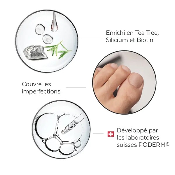 Poderm Vernis à ongle Color Care 8 ml