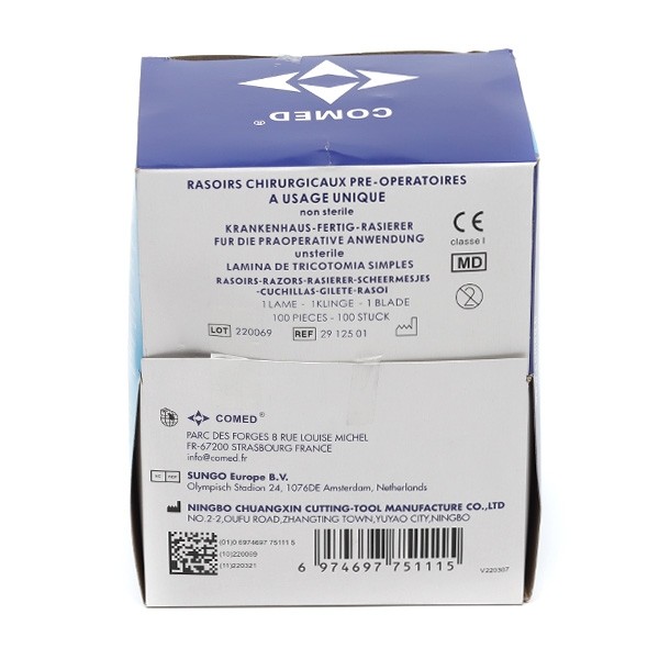 Comed Rasoirs chirurgicaux 1 lame