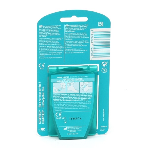 Compeed ampoule talon escarpin pansements