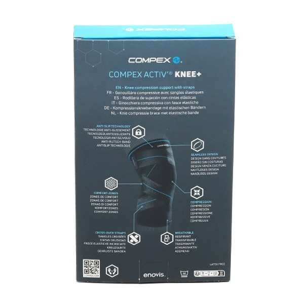 Compex Activ Knee+ genouillère compressive