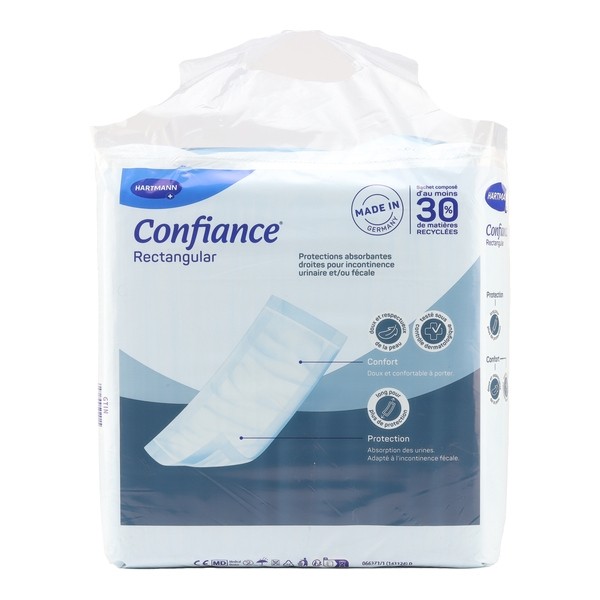 Confiance Rectangular protection droite traversable 5 gouttes