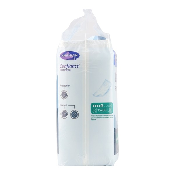 Confiance Rectangular protection droite traversable 5 gouttes