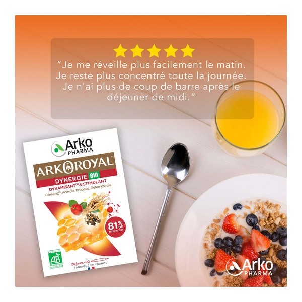 Arkoroyal Dynergie Bio ampoules