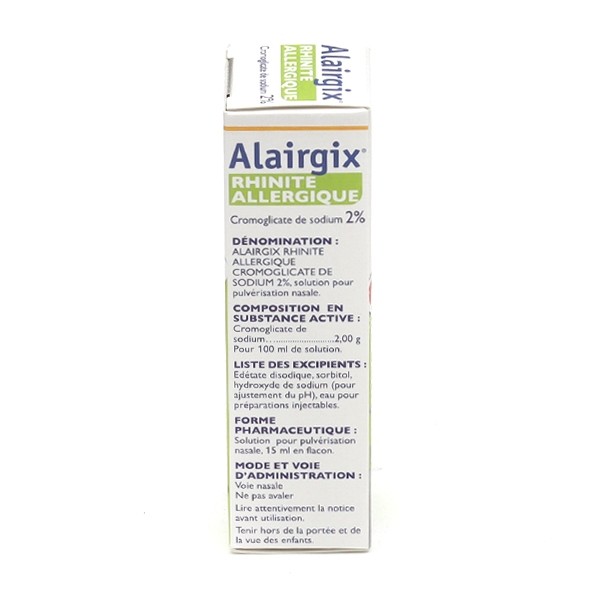 Alairgix Rhinite Allergique spray nasal