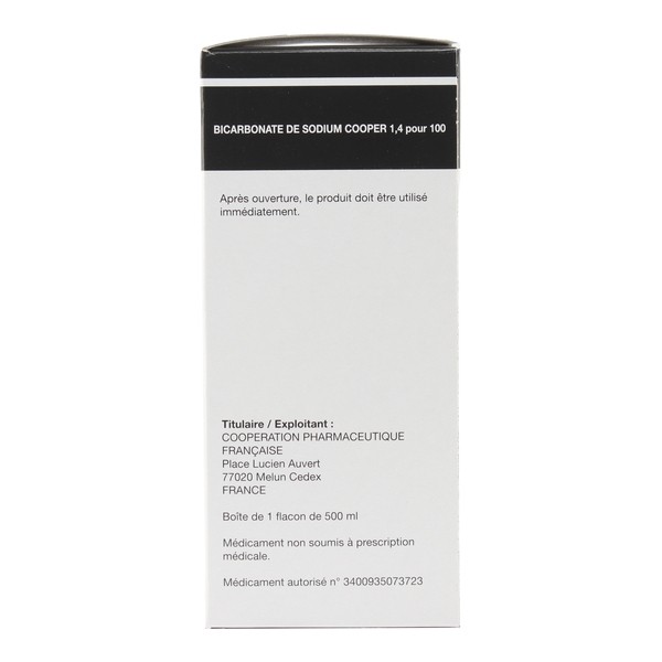 Cooper bicarbonate de sodium 1,4 % solution pour perfusion