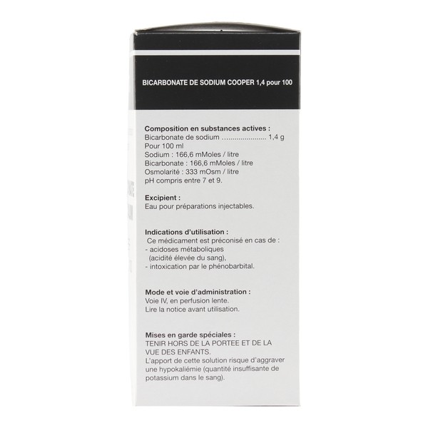 Cooper bicarbonate de sodium 1,4 % solution pour perfusion