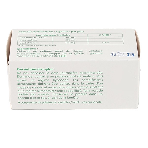 Chlorure de sodium 500 mg gélules