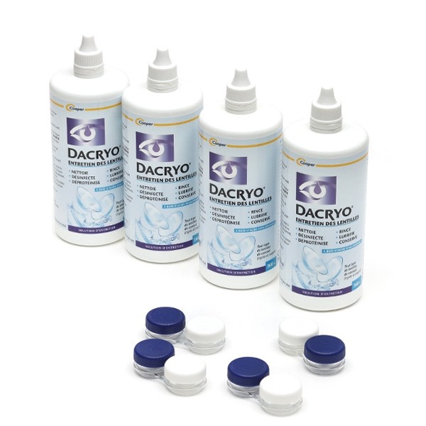 Dacryo Entretien des lentilles de contact