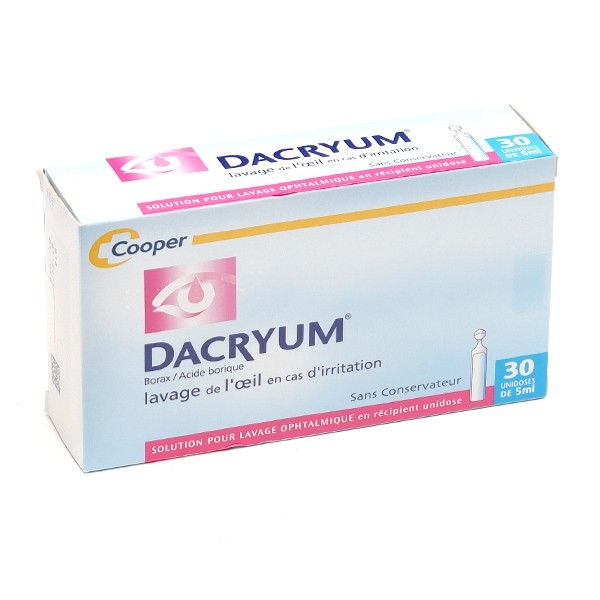 Dacryum solution pour lavage oculaire unidose