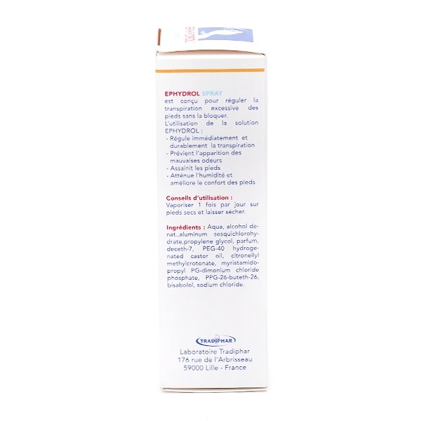 Ephydrol déodorant pieds