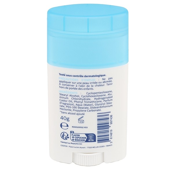 Etiaxil déodorant stick anti-transpirant 48h