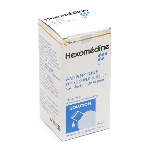 Hexomedine 1 pour mille solution