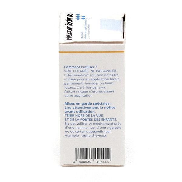 Hexomedine 1 pour mille solution