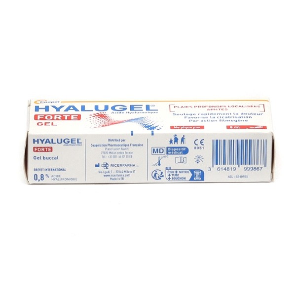 Hyalugel Forte gel buccal
