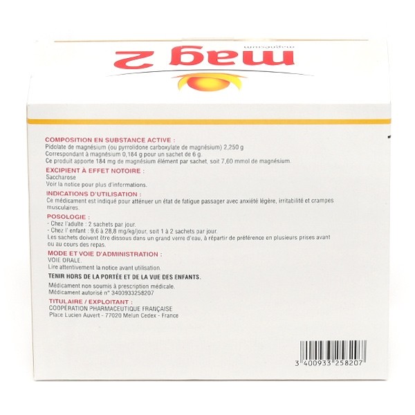 Mag 2 poudre sachets