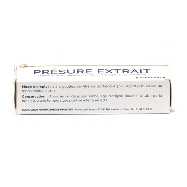 Présure extrait liquide