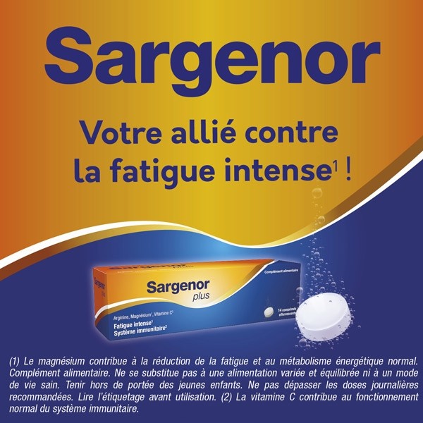 Sargenor Plus comprimés effervescents