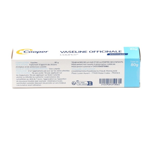 Vaseline officinale Cooper pommade