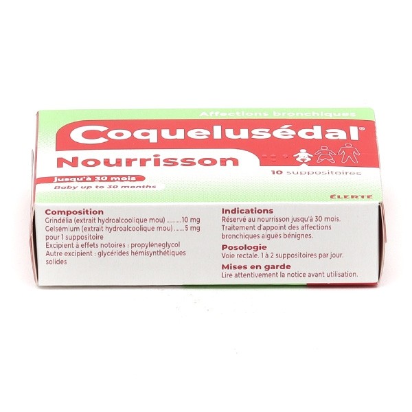Coquelusedal nourrisson suppositoire