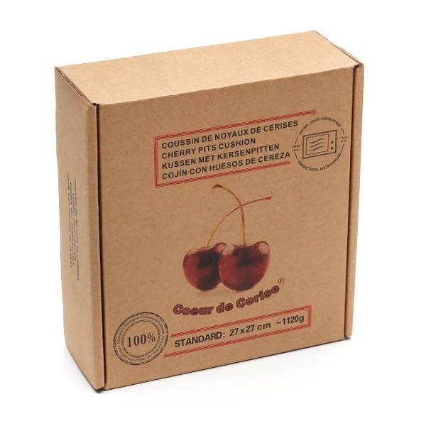 Coussin noyaux de cerises micro-ondable