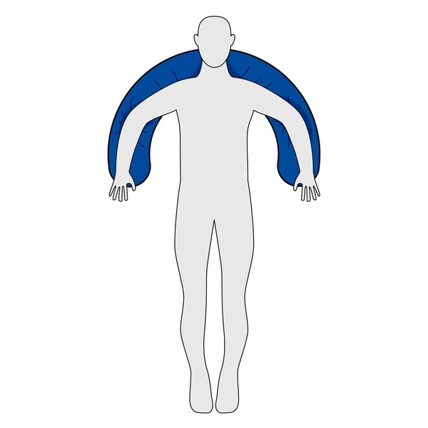 Asklé coussin de positionnement demi-lune