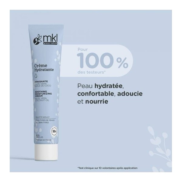 MKL Crème hydratante apaisante bio