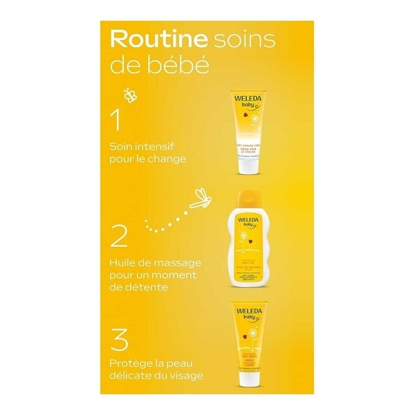 Weleda Bébé Calendula crème hydratante visage Bio