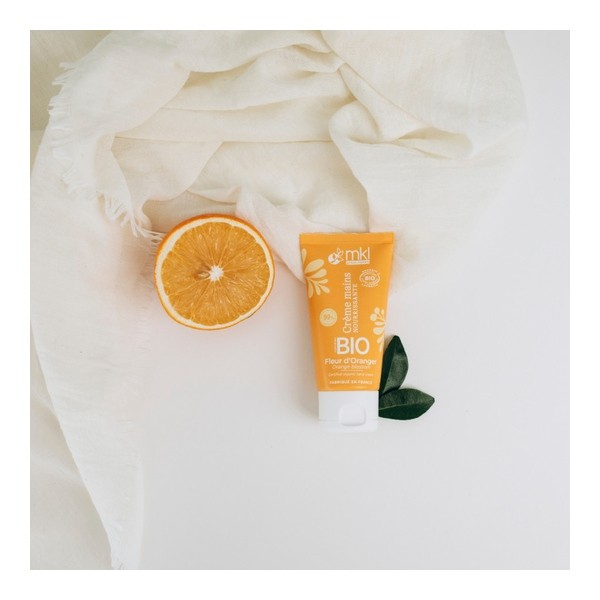 MKL crème mains nourrissante bio Fleur d'Oranger