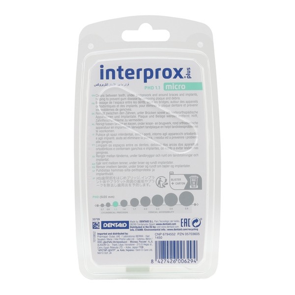 Interprox Plus 90° brossettes interdentaires cylindriques