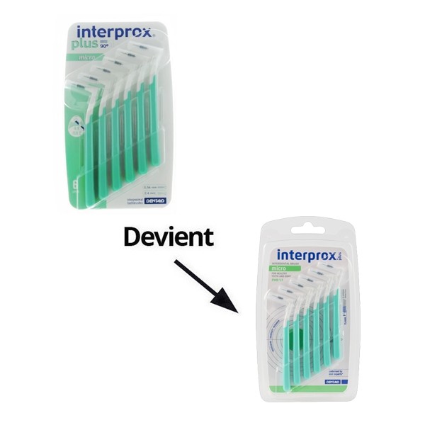 Interprox Plus 90° brossettes interdentaires cylindriques