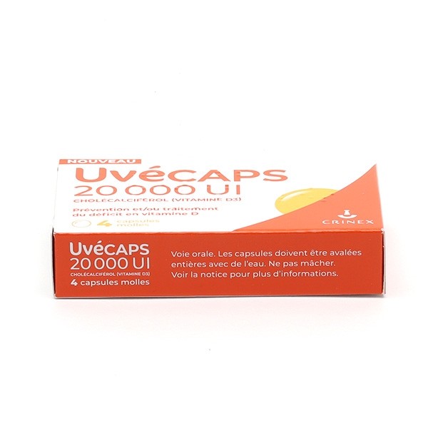UvéCAPS 20 000 UI capsules molles