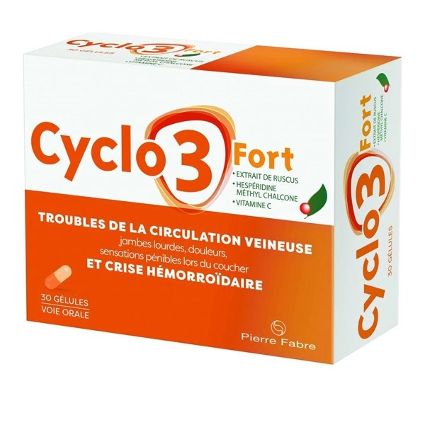 Cyclo 3 Fort jambes lourdes gélules