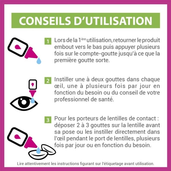 Dacryo Solution ophtalmique Hydratation des yeux secs