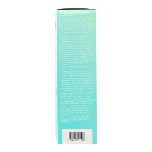 Daylong Sensitive Crème gel solaire SPF 50+