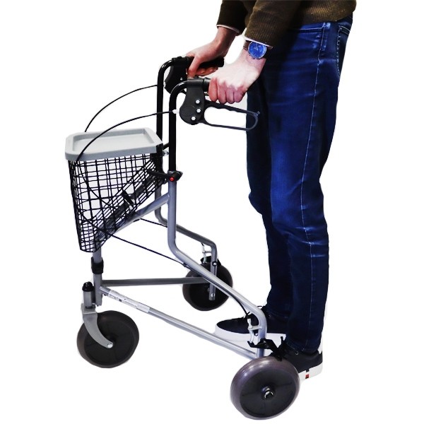 Déambulateur 3 roues pliable aluminium