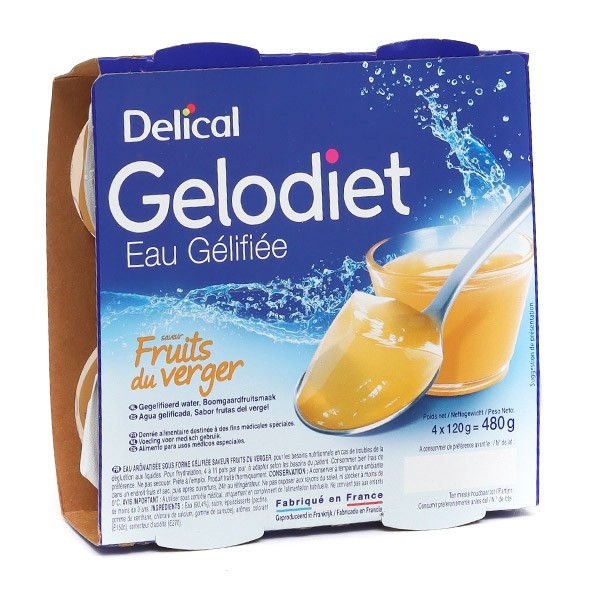 Gelodiet eau gélifiée Fruits du verger