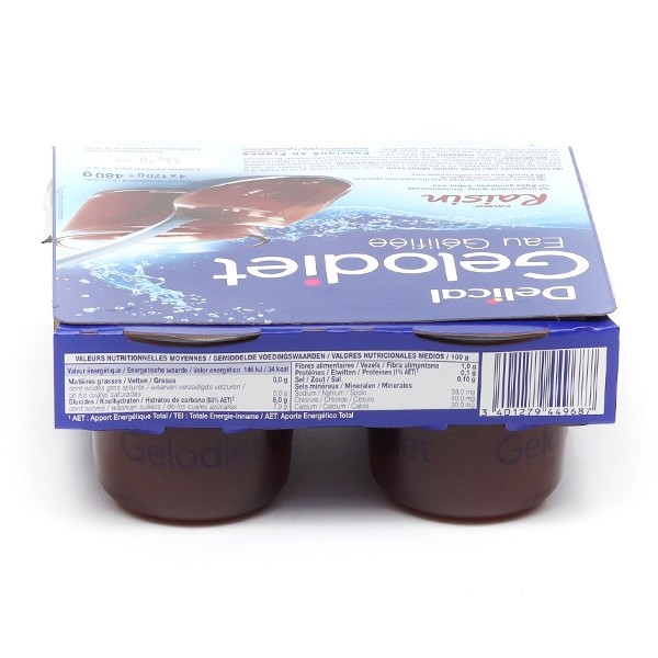 Gelodiet eau gélifiée Raisin