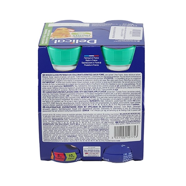 Delical Boisson sans sucres Pomme