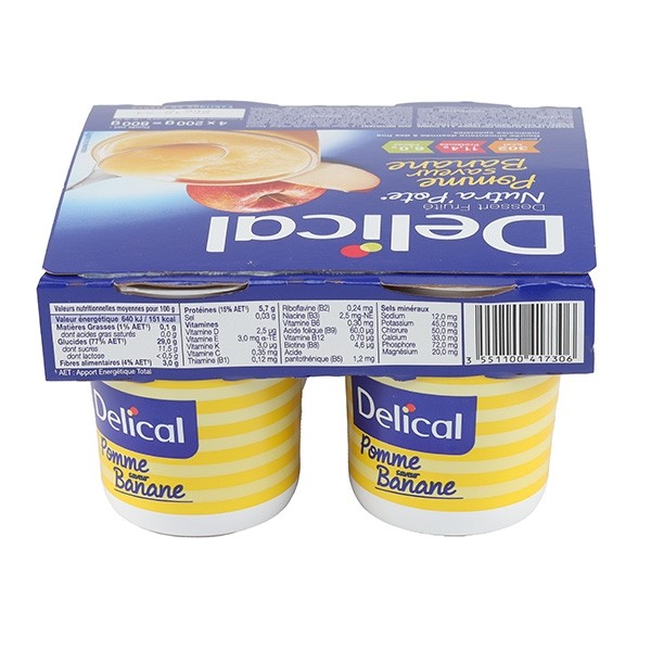 Delical Nutra Pote pomme banane