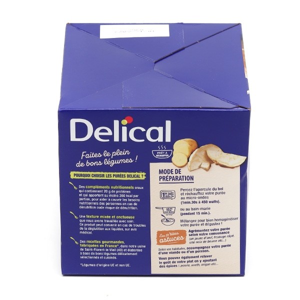 Delical Purée HP/HC Céleri Pommes de terre et pointe de crème