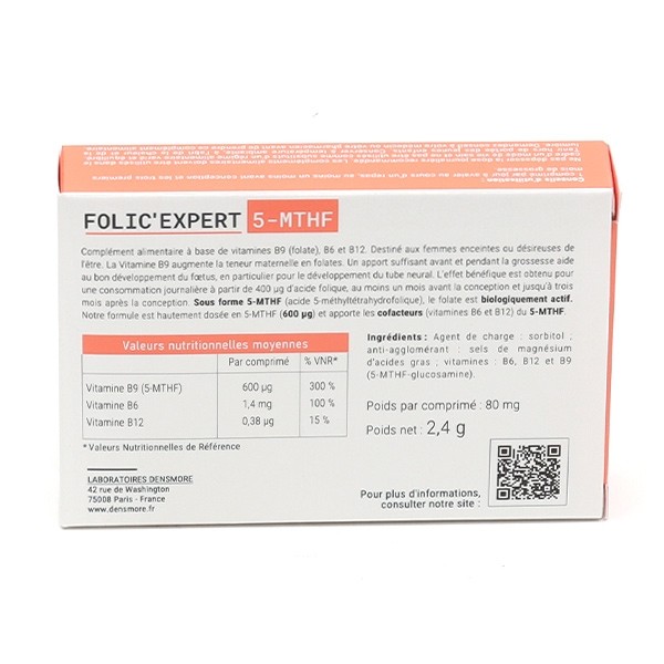 Folic'Expert 5-MTHF comprimés