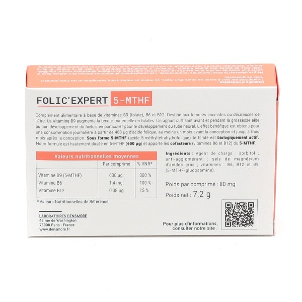 Folic'Expert 5-MTHF comprimés